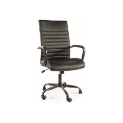 FOTEL OBROTOWY Q306 CZARNY